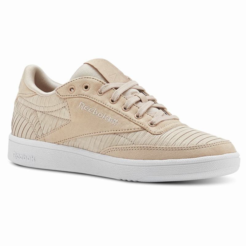 Tenisi Reebok Club C 85 Dama Bej/Albi Romania RP6639DZ